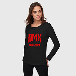 Лонгслив хлопковый женский DMX - Rest In Peace, цвет: черный — фото 2