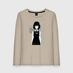 Лонгслив хлопковый женский Иная Мэй Мисаки, цвет: миндальный