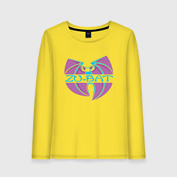 Лонгслив хлопковый женский Zu-Bat, цвет: желтый