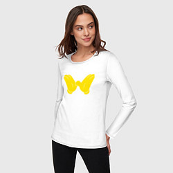 Лонгслив хлопковый женский Wu-Tang Style, цвет: белый — фото 2
