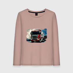 Женский лонгслив SCANIA Дальнобой