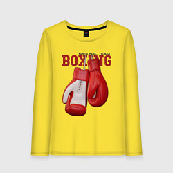 Женский лонгслив BOXING