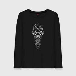 Женский лонгслив Вегвизир Vegvisir Руна Z