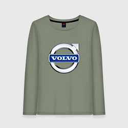 Женский лонгслив Volvo, логотип