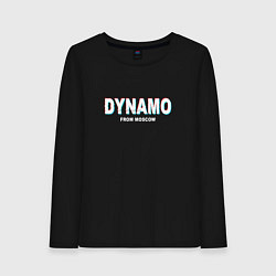 Лонгслив хлопковый женский DYNAMO from Moscow, цвет: черный