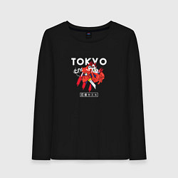 Лонгслив хлопковый женский TOKYO STYLE, цвет: черный