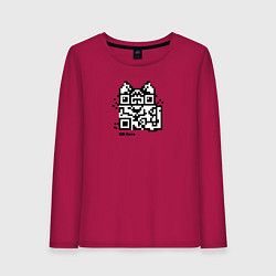 Женский лонгслив QR-коте