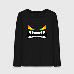 Женский лонгслив Geometry Dash: Demon Face