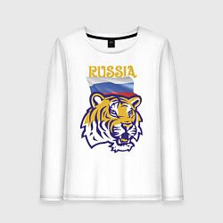 Женский лонгслив Russian tiger