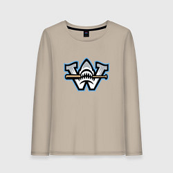 Женский лонгслив Wilmington sharks - baseball team