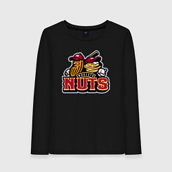 Женский лонгслив Modesto Nuts -baseball team