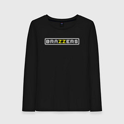 Лонгслив хлопковый женский Brazzers, цвет: черный