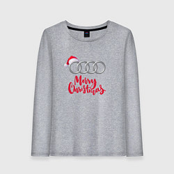 Женский лонгслив AUDI MERRY CHRISTMAS