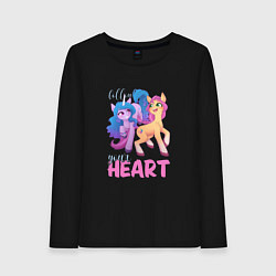 Женский лонгслив My Little Pony Follow your heart