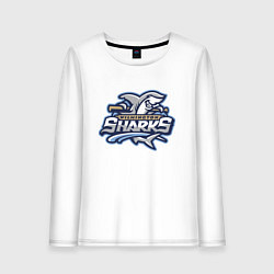 Женский лонгслив Wilmington sharks -baseball team