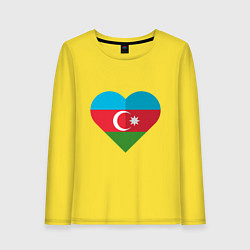 Женский лонгслив Сердце Азербайджана