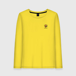 Лонгслив хлопковый женский Miyagi do Mini Logo, цвет: желтый