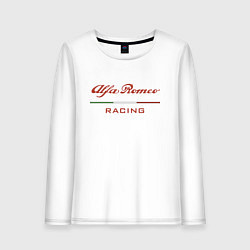 Женский лонгслив Alfa Romeo racing - logo