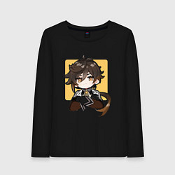 Женский лонгслив Задумчивый Чжун Ли