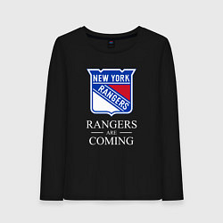 Женский лонгслив Rangers are coming, Нью Йорк Рейнджерс, New York R