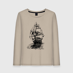 Женский лонгслив Pacific ocean Frigate