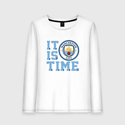 Женский лонгслив It is Manchester City Time