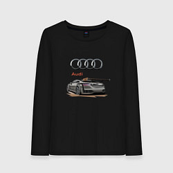 Женский лонгслив Audi Racing team