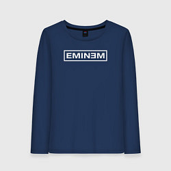 Лонгслив хлопковый женский Eminem ЭМИНЕМ, цвет: тёмно-синий