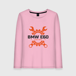 Лонгслив хлопковый женский BMW E60, цвет: светло-розовый