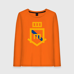 Лонгслив хлопковый женский Real Madrid Team, цвет: оранжевый