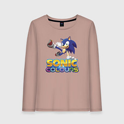 Женский лонгслив Sonic Colours Hedgehog Video game