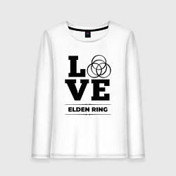Лонгслив хлопковый женский Elden Ring Love Classic, цвет: белый
