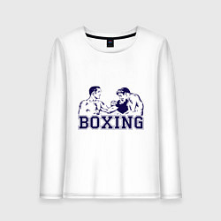Женский лонгслив Бокс Boxing is cool