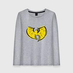 Лонгслив хлопковый женский Style Wu-Tang, цвет: меланж