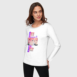 Лонгслив хлопковый женский Итика Накано Ichika Nakano, цвет: белый — фото 2