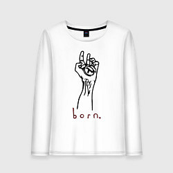 Женский лонгслив Half life - born