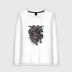 Женский лонгслив Самурай Ирезуми