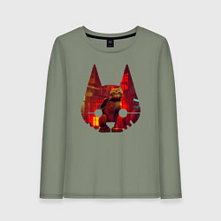 Женский лонгслив Кот из игры Stray