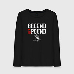 Женский лонгслив Ground And Pound Добивание ММА