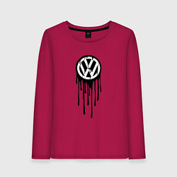 Женский лонгслив Volkswagen - art logo