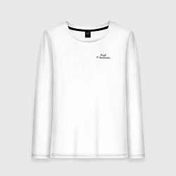 Женский лонгслив Бейдж логотип Клуб Романтики