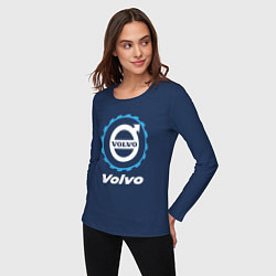 Лонгслив хлопковый женский Volvo в стиле Top Gear, цвет: тёмно-синий — фото 2