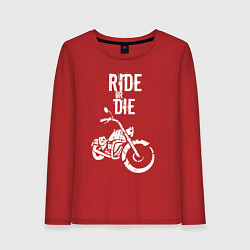 Женский лонгслив Ride or Die винтаж