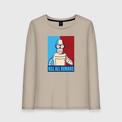 Женский лонгслив Bender Futurama