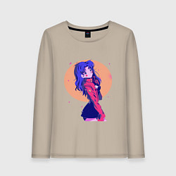 Женский лонгслив Misato Katsuragi Evangelion