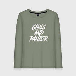 Женский лонгслив Girls und Panzer logo