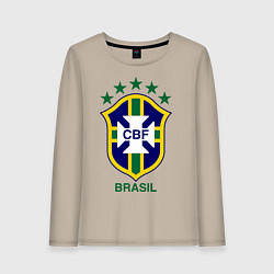 Женский лонгслив Brasil CBF