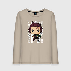 Женский лонгслив Фанки поп Танджиро