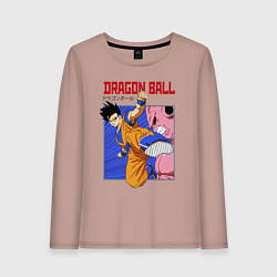 Женский лонгслив Dragon Ball - Сон Гоку - Удар