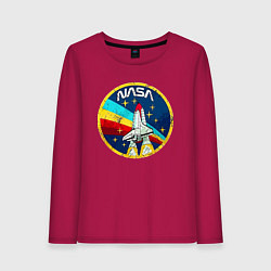 Женский лонгслив NASA - emblem - USA